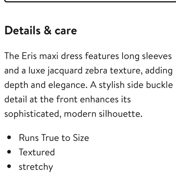 Daska dress Dusty Tan maxi faux wrap long sleeve rose gold bar accent large NEW - Picture 9 of 9